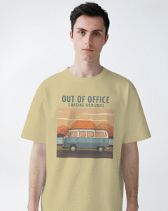 Unisex Out of office summer oversized  T-shirt