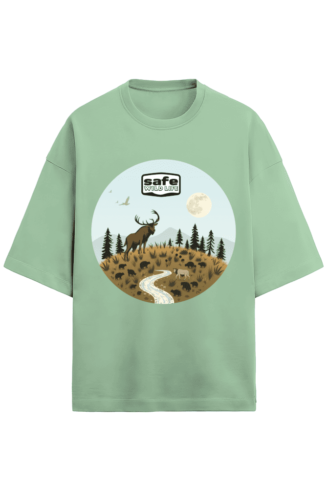 Unisex Wild life Oversized T-shirt