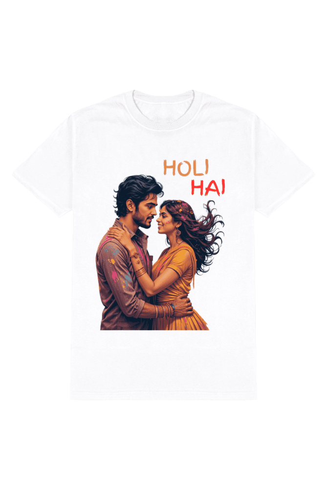 Unisex Bollywood Style Holi T-shirt design 2