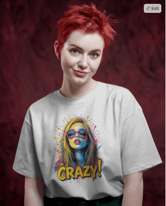 Womens funky look Holi T-shirt