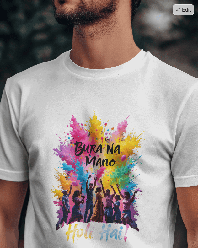 Oversized cool Holi T-shirt
