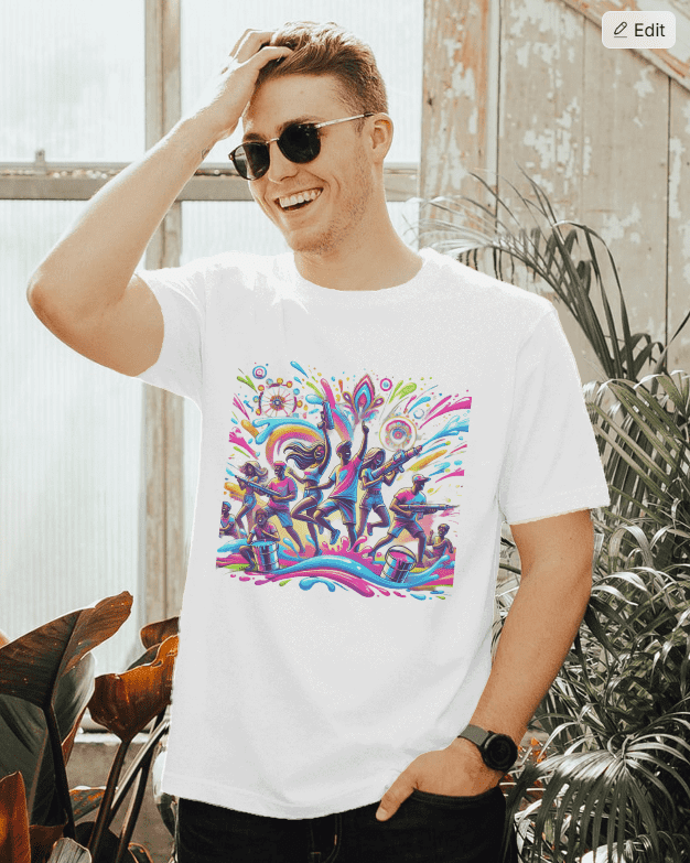 Unisex Holi Unique Design T-shirt