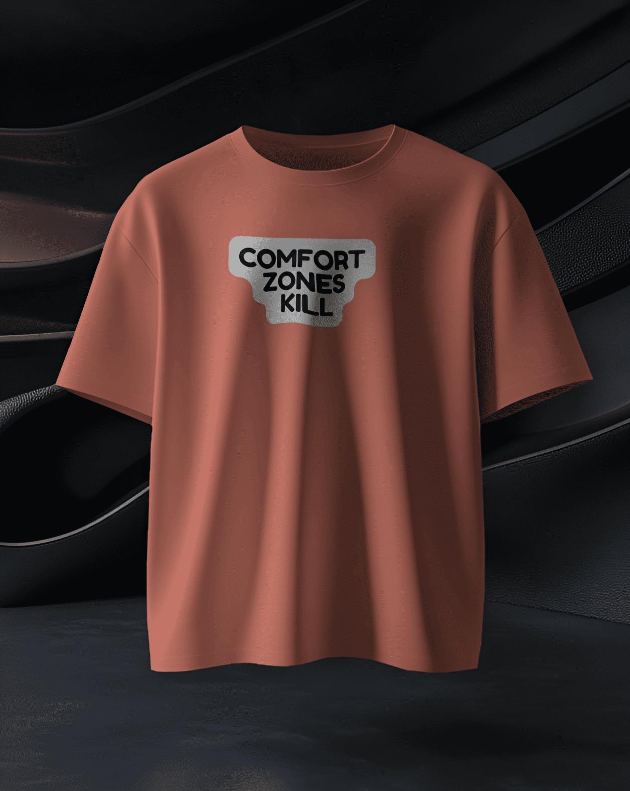 Unisex oversized premium T-shirt "Comfort zone kill"