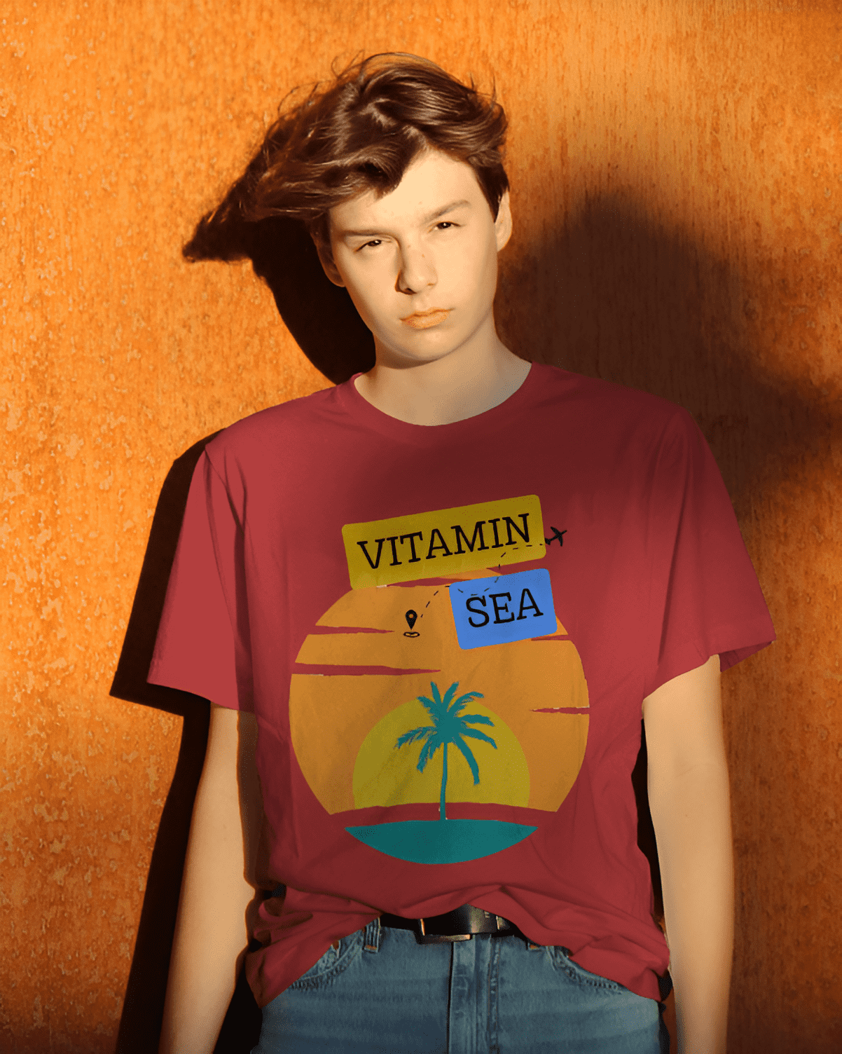 Men's summer T-shirt Vitamin Sea.